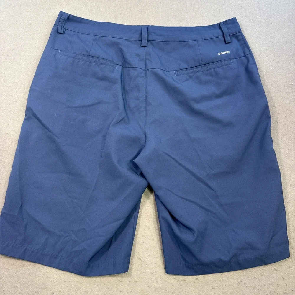 Adidas Golf Shorts Mens 34 BLUE  Stretch Performance